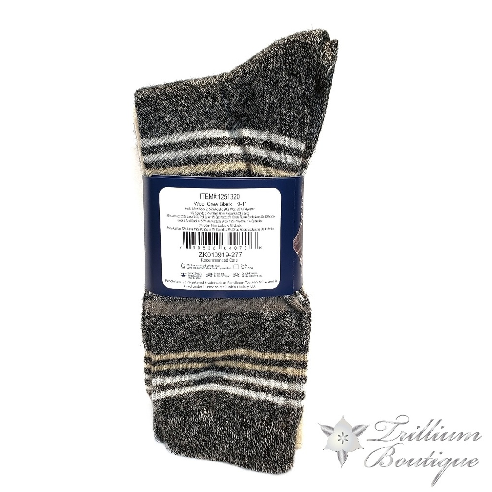 Pendleton Womens Wool Blend Crew Socks 4 Pairs NWT - Picture 7 of 8